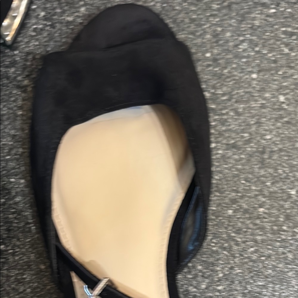 Chic Black Open-Toe Sandals - Picture 6 of 12